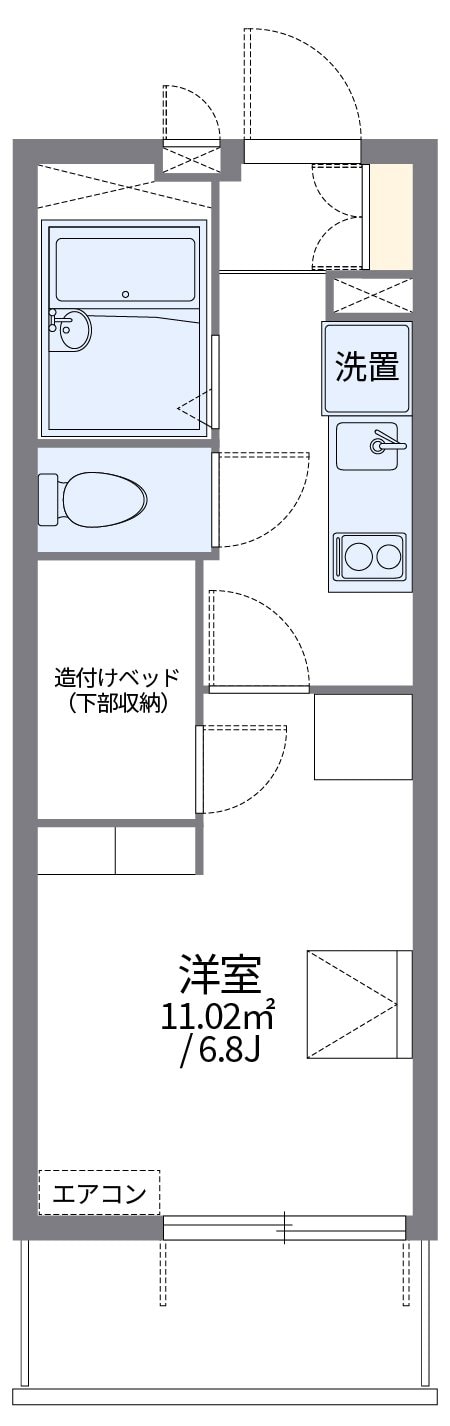 レオパレスＪＨＫ戸田の物件間取画像