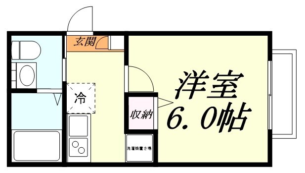 フェリオ藤塚の物件間取画像