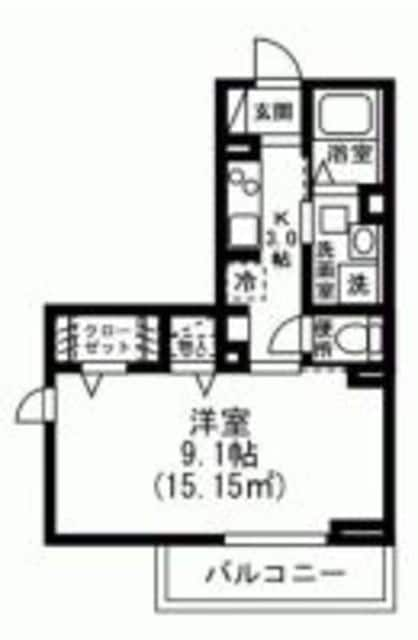 リヴェール川口芝の物件間取画像