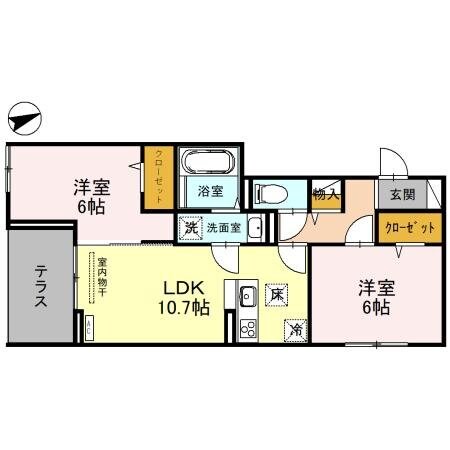 （仮）桜区ＴＯＲＩＳＩＡの物件間取画像