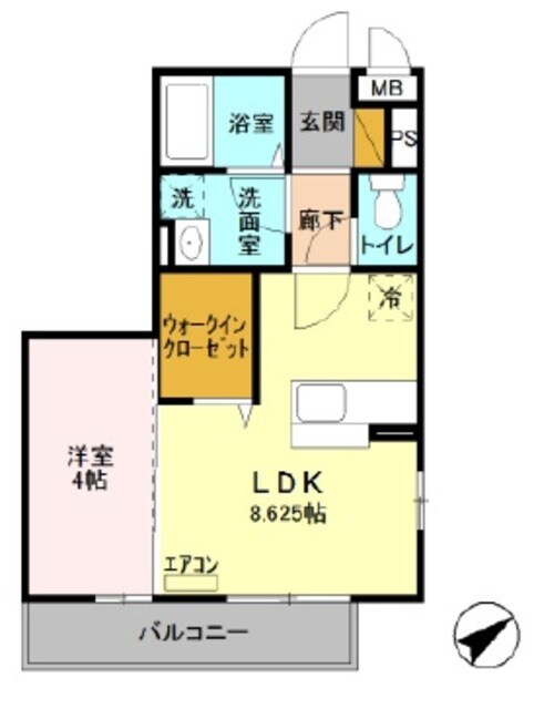 ヴィーブル浦和の物件間取画像