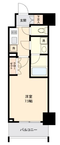 オープンブルーム川口の物件間取画像