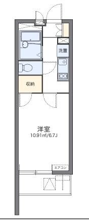 レオパレスヴァンルミエールの物件間取画像