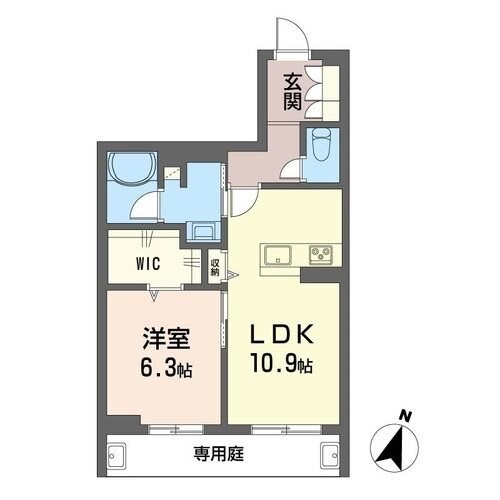 サンドミールの物件間取画像