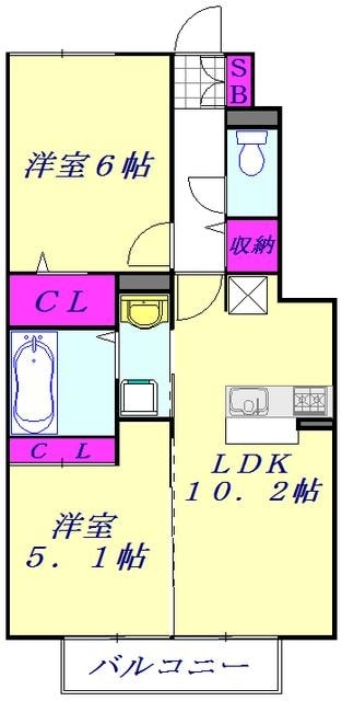 シリウス戸塚の物件間取画像