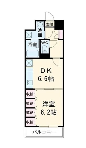 東川口弥生マンションの物件間取画像