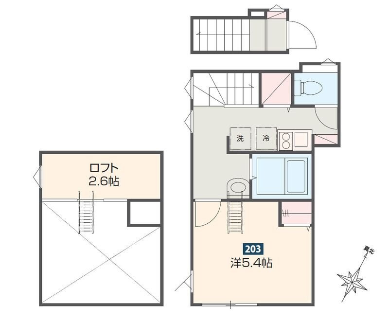 MELDIA大宮IVの物件間取画像