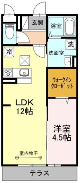 アンクレージュ (弁天)の物件間取画像