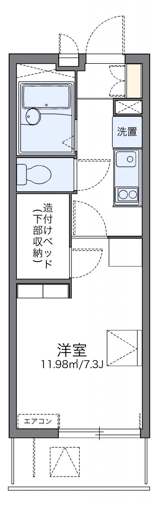 レオパレスアイリスＮの物件内観写真