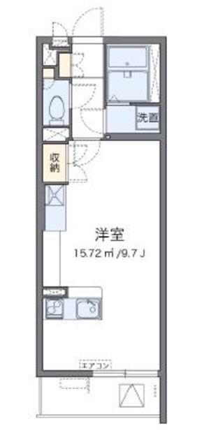 ミランダシンコーポ北与野の物件間取画像