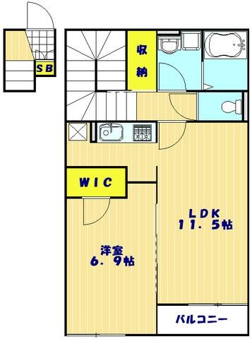 レオネクストはなの物件間取画像