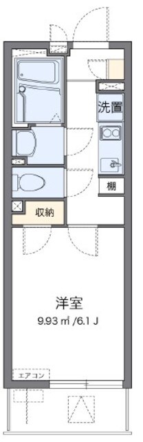 クレイノメトロノーム西川口の物件間取画像