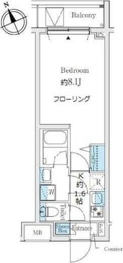 クレアポルテ川口元郷の物件間取画像