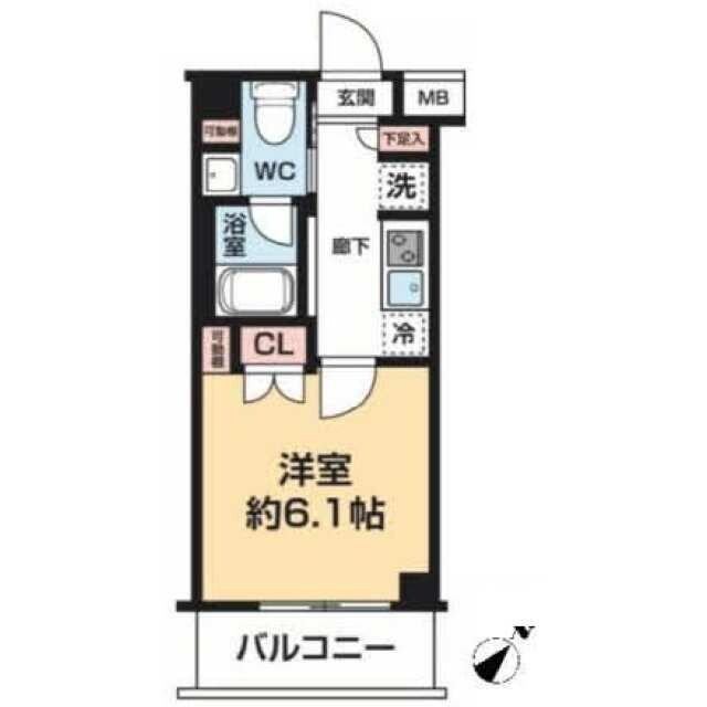 アゼスト川口の物件間取画像