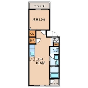 アスパイアーティクスの物件間取画像