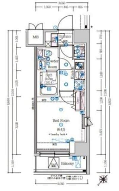 アンベリール西川口　弐番館の物件間取画像