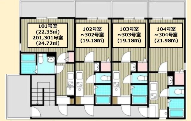 インフィニティ大宮の物件間取画像