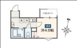 MELDIA北与野Vの物件間取画像