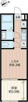 Erfolg鳩ヶ谷の物件間取画像