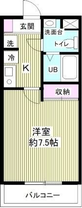 鳩ヶ谷ハウスの物件間取画像