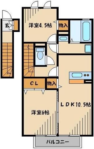 モダンコートウラワの物件間取画像