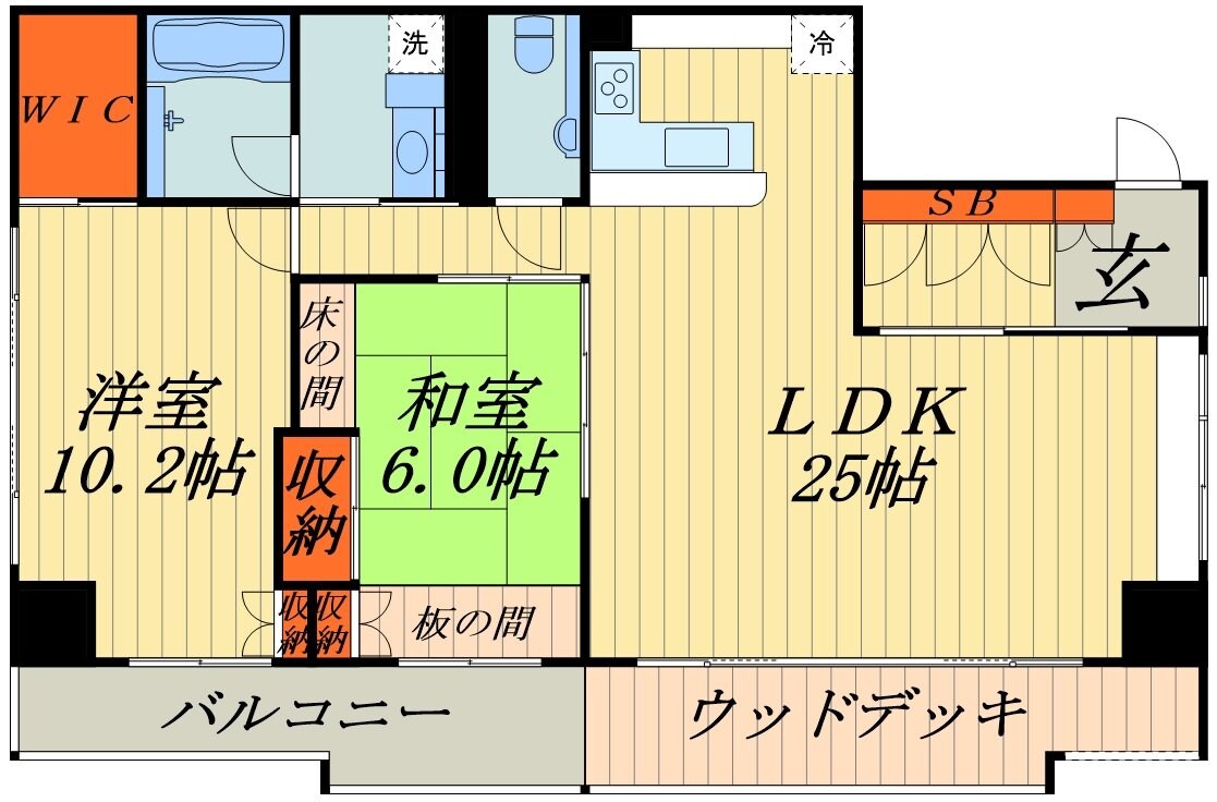 フェリーチェ川口の物件間取画像