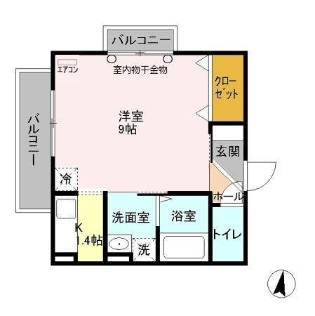 グランデ大西の物件間取画像