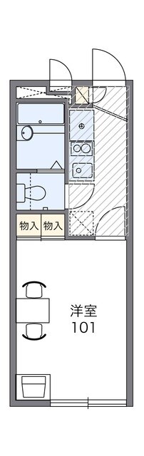 レオパレスＰＩＮＯの物件間取画像