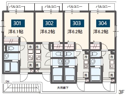 MELDIA新検見川IIの物件間取画像