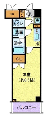 ヴィレッジハウス幕張本郷の物件間取画像