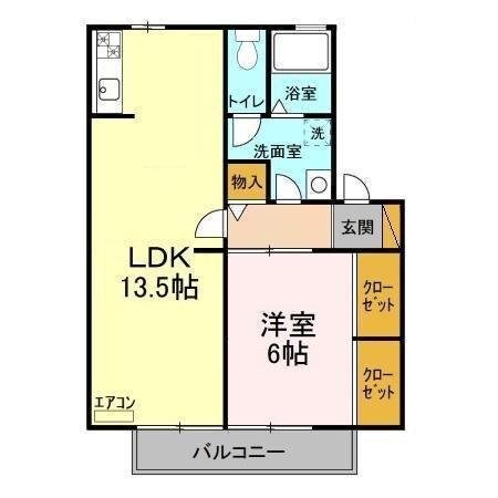 カサヴェールワコーの物件間取画像