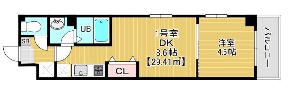 Vista稲毛の物件間取画像