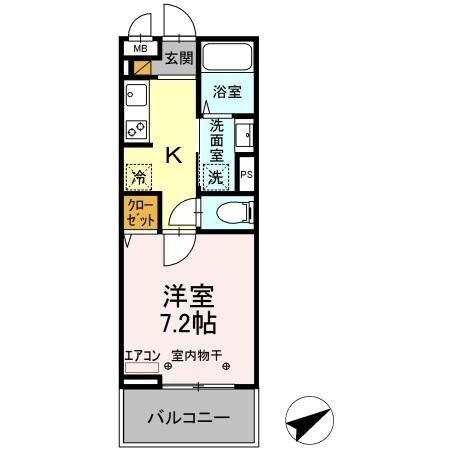 ミーナ西船橋の物件間取画像