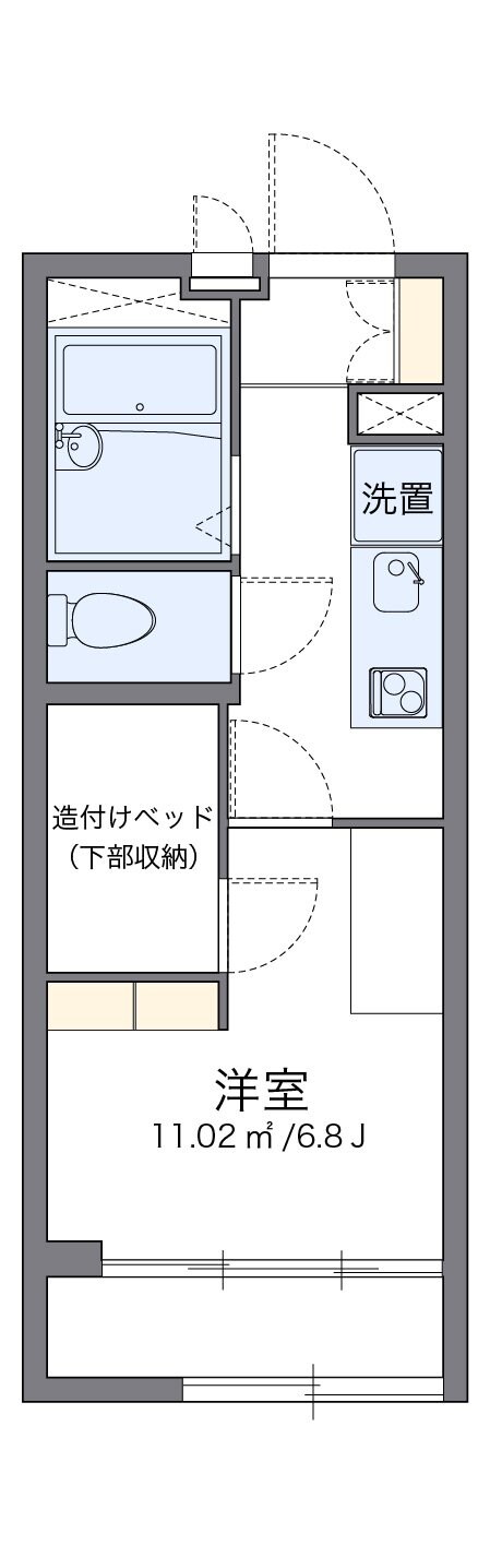 レオパレスコンフォートの物件間取画像