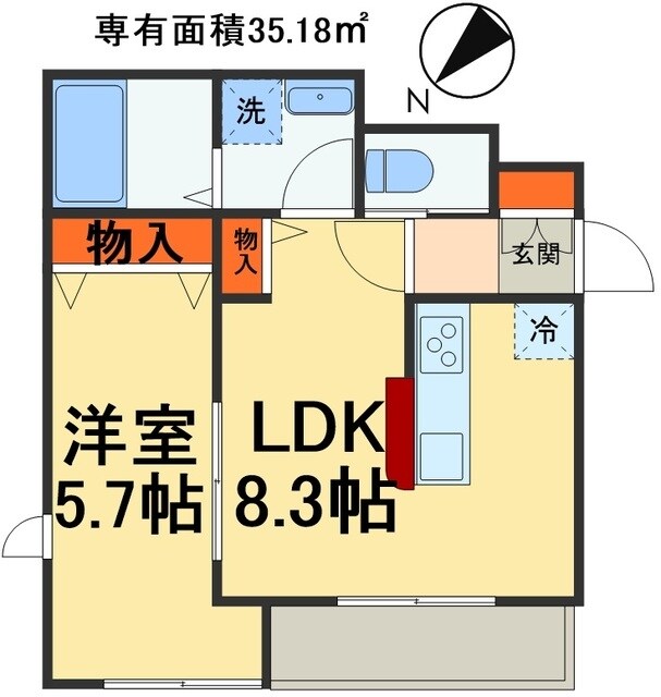 クローレ黒砂台の物件間取画像