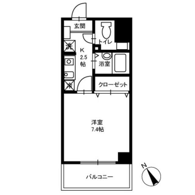 ミリアビタNO.13の物件間取画像