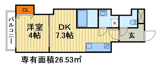 グランフェリオ本町の物件間取画像