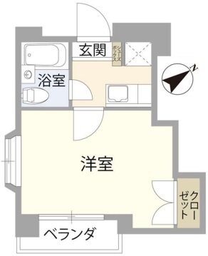 スタジオーネ参番館の物件間取画像