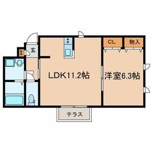 クレール東新小岩の物件間取画像