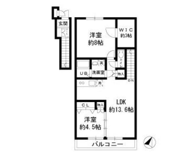プランドール　エフの物件間取画像