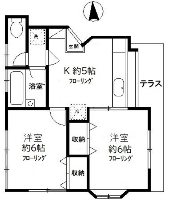 メゾンコーラルの物件間取画像