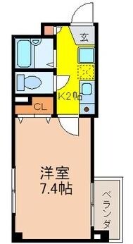 ウイリアムヒルズ高井戸の物件間取画像