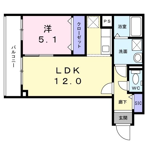 メゾン　アイティー　ジャックの物件間取画像