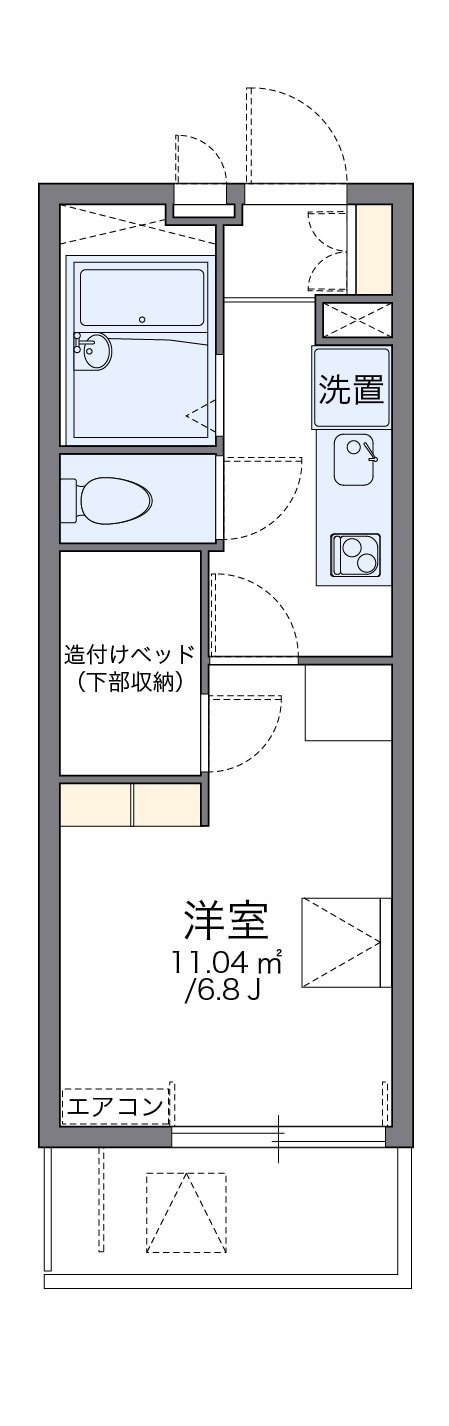 レオパレスメゾン　ヒカリの物件間取画像