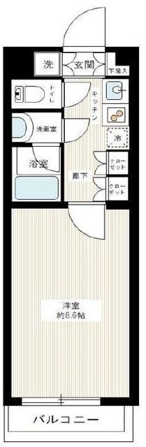 ルーブル経堂　の物件間取画像