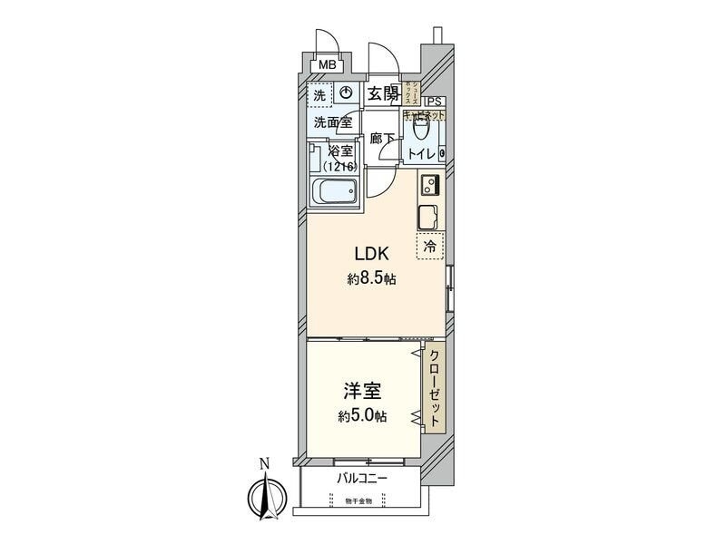 ジーエスグランド永福町の物件間取画像