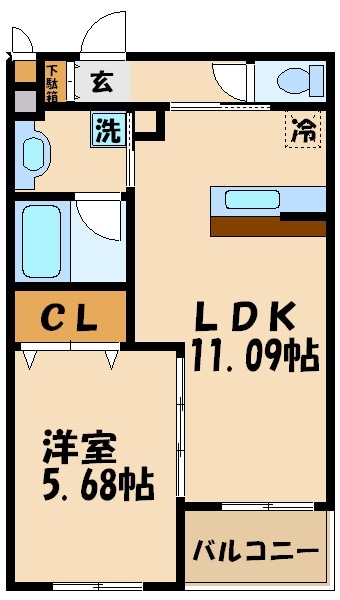 ピアッツァ経堂の物件間取画像