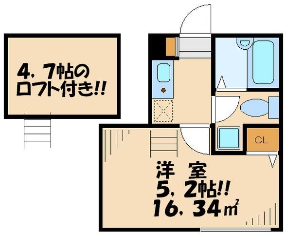 コンフォート笹塚の物件間取画像