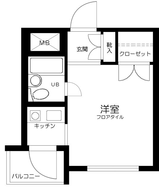 カームハウス大橋の物件間取画像