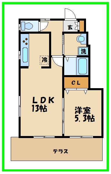 メゾンアムール　の物件間取画像